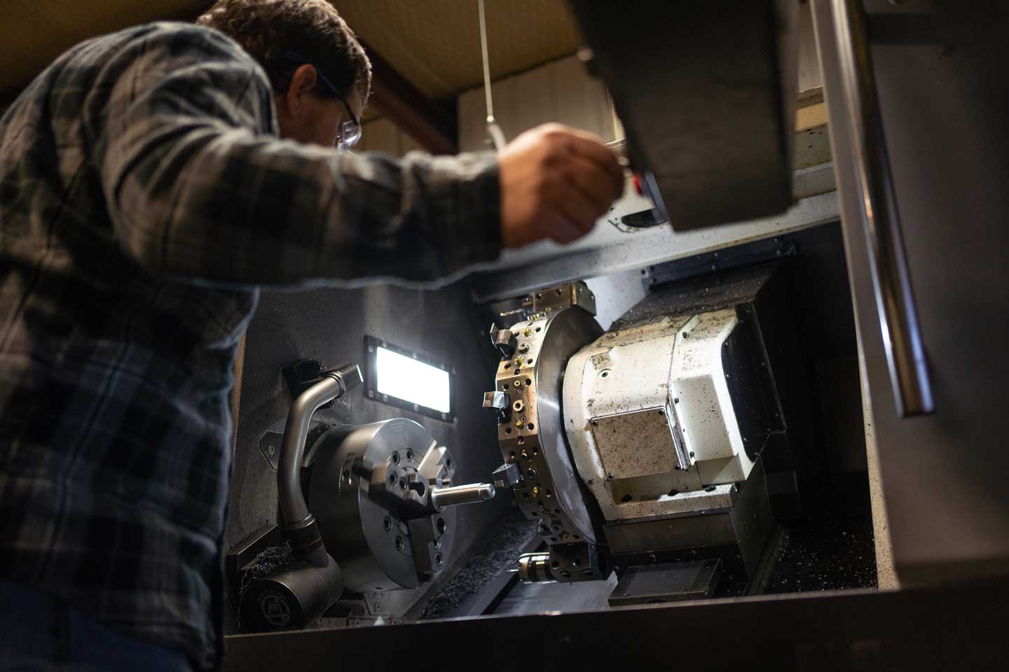 CNC Machining in progress